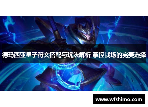德玛西亚皇子符文搭配与玩法解析 掌控战场的完美选择